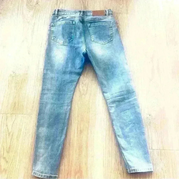 DEFROST BLUE JEAN HIGH RISE  WAIST SKINNY LEG SIZE 30 - Picture 11 of 13